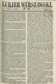 Kurjer Warszawski. 1859, № 232 (3 września)
