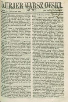 Kurjer Warszawski. 1859, № 242 (14 września)