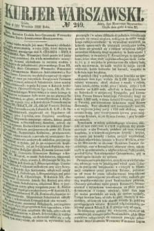 Kurjer Warszawski. 1859, № 249 (21 września)