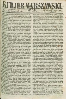 Kurjer Warszawski. 1859, № 254 (26 września)