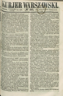 Kurjer Warszawski. 1859, № 295 (7 listopada)
