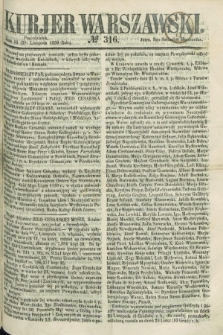 Kurjer Warszawski. 1859, № 316 (28 listopada)