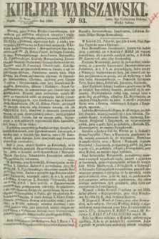 Kurjer Warszawski. 1860, № 93 (6 kwietnia)