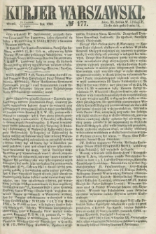 Kurjer Warszawski. 1860, № 177 (10 lipca)