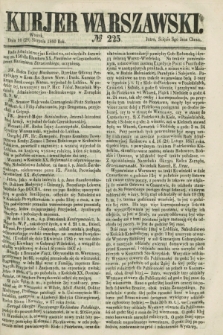 Kurjer Warszawski. 1860, № 225 (28 sierpnia)