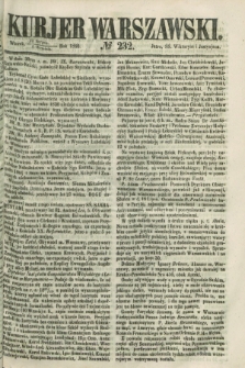 Kurjer Warszawski. 1860, № 232 (4 września)