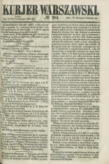 Kurjer Warszawski. 1860, № 284 (27 października)