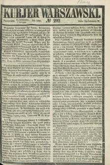 Kurjer Warszawski. 1860, № 292 (5 listopada)