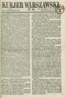Kurjer Warszawski. 1861, № 23 (25 stycznia) + dod.