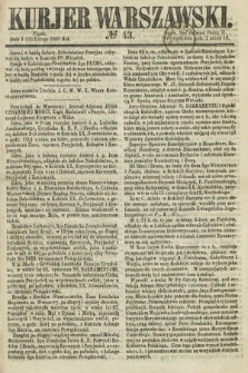 Kurjer Warszawski. 1861, № 43 (15 lutego) + dod.