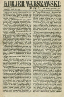 Kurjer Warszawski. 1861, № 49 (21 lutego)