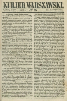 Kurjer Warszawski. 1861, № 66 (11 marca)