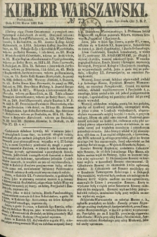 Kurjer Warszawski. 1861, № 73 (18 marca)