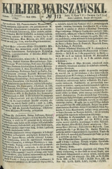 Kurjer Warszawski. 1861, № 112 (4 maja)