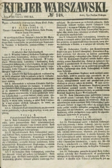Kurjer Warszawski. 1861, № 148 (21 czerwca) + dod.
