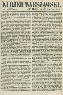 Kurjer Warszawski. 1861, № 168 (16 lipca)