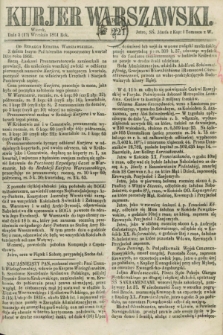 Kurjer Warszawski. 1861, № 221 (17 września) + dod.