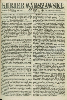 Kurjer Warszawski. 1861, № 235 (3 października)