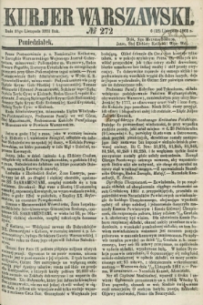 Kurjer Warszawski. 1861, № 272 (18 listopada)