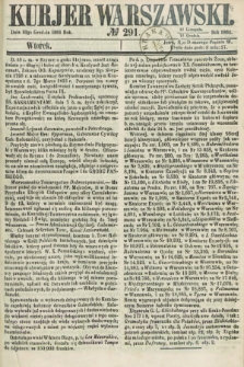 Kurjer Warszawski. 1861, № 291 (10 grudnia)
