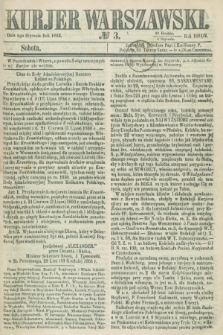 Kurjer Warszawski. 1862, № 3 (4 stycznia) + dod.