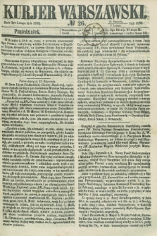 Kurjer Warszawski. 1862, № 26 (3 lutego)