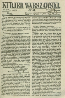 Kurjer Warszawski. 1862, № 54 (7 marca)