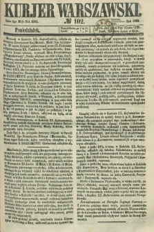 Kurjer Warszawski. 1862, № 102 (5 maja)