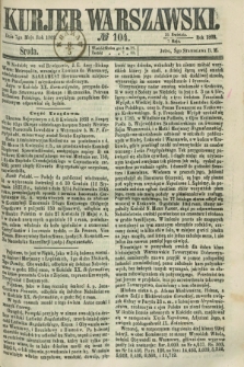 Kurjer Warszawski. 1862, № 104 (7 maja)