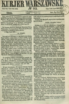 Kurjer Warszawski. 1862, № 163 (19 lipca)