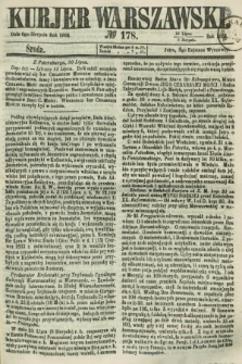 Kurjer Warszawski. 1862, № 178 (6 sierpnia)