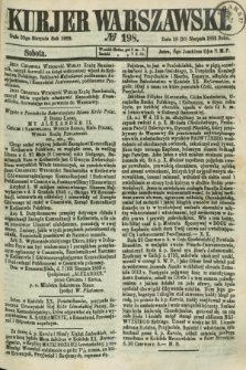 Kurjer Warszawski. 1862, № 198 (30 sierpnia)