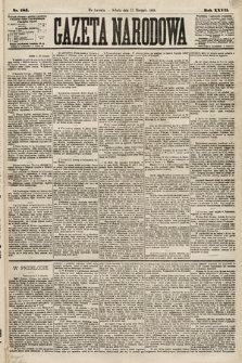 Gazeta Narodowa. 1888, nr 185