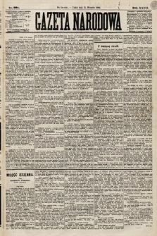 Gazeta Narodowa. 1888, nr 201