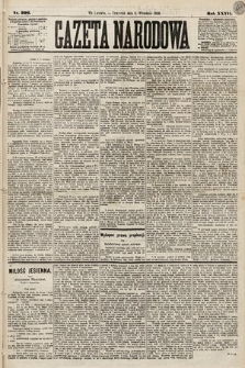 Gazeta Narodowa. 1888, nr 206