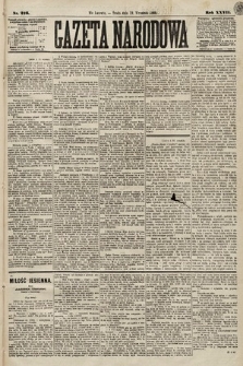 Gazeta Narodowa. 1888, nr 216