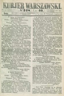 Kurjer Warszawski. R.46 [i.e.47], № 248 (6 listopada 1867)