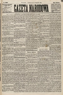 Gazeta Narodowa. 1888, nr 240