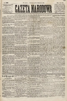 Gazeta Narodowa. 1888, nr 249