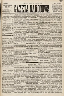 Gazeta Narodowa. 1888, nr 254