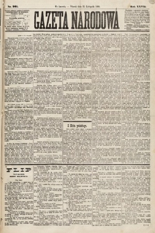 Gazeta Narodowa. 1888, nr 261