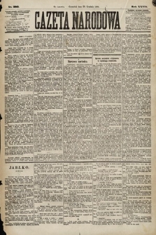 Gazeta Narodowa. 1888, nr 292