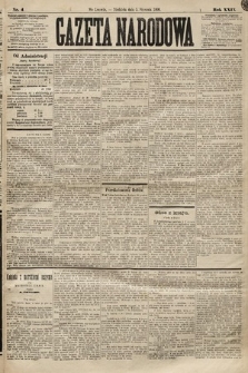 Gazeta Narodowa. 1890, nr 4