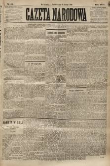 Gazeta Narodowa. 1890, nr 45