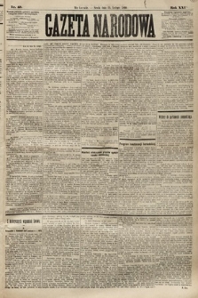 Gazeta Narodowa. 1890, nr 47