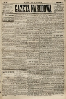 Gazeta Narodowa. 1890, nr 49