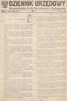 Dziennik Urzędowy Wojewódzkiej Rady Narodowej w Bydgoszczy. 1961, nr 1