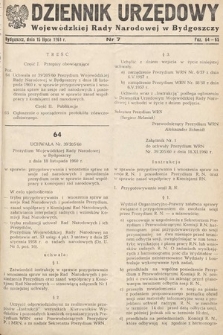 Dziennik Urzędowy Wojewódzkiej Rady Narodowej w Bydgoszczy. 1961, nr 7