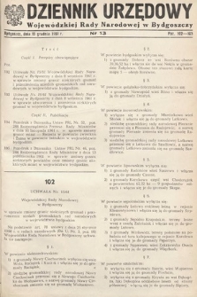 Dziennik Urzędowy Wojewódzkiej Rady Narodowej w Bydgoszczy. 1961, nr 13