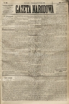 Gazeta Narodowa. 1890, nr 85